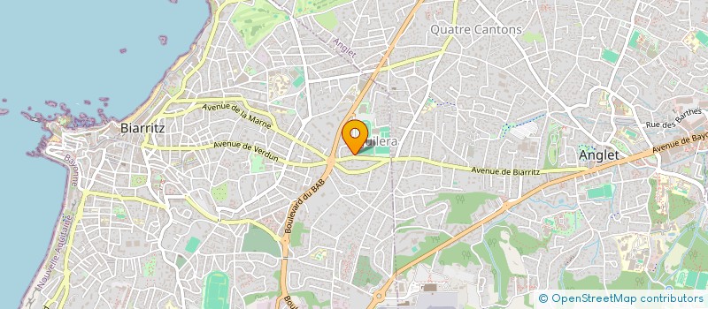 localisation de l'entreprise MADAME ISABELLE JACQUE  BIARRITZ