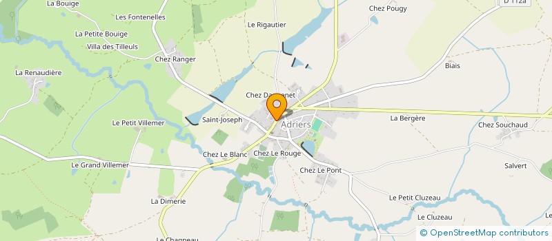 localisation de l'entreprise MADAME ISABELLE JACQUEMAIN à ADRIERS