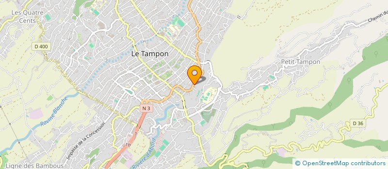 localisation de l'entreprise MADAME ISABELLE JACQUEMIN  LE TAMPON