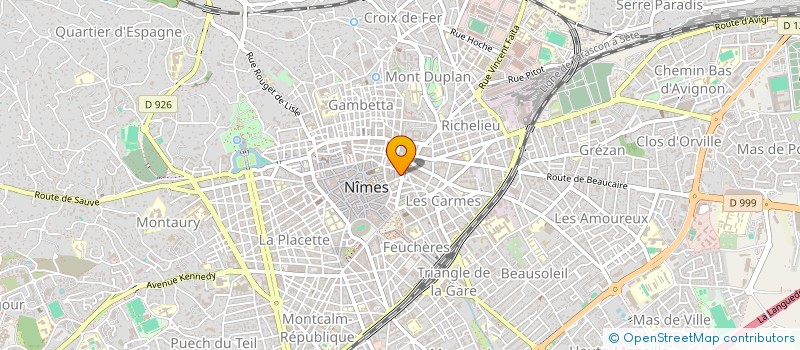 localisation de l'entreprise MADAME ISABELLE JACQUEMOUD  NIMES