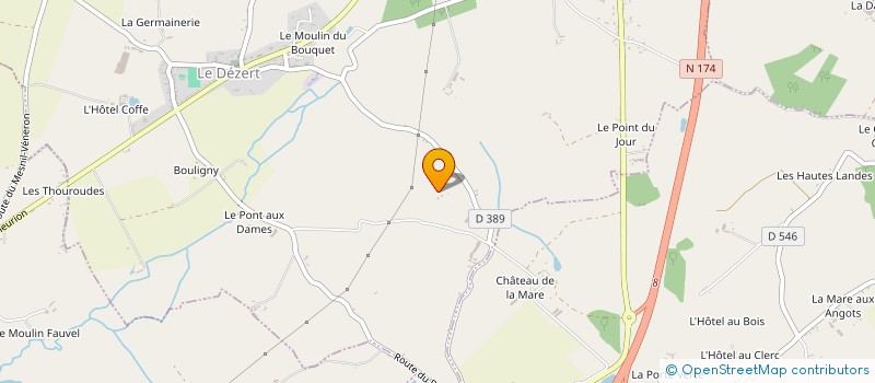 localisation de l'entreprise MADAME ISABELLE JACQUES  LE DEZERT