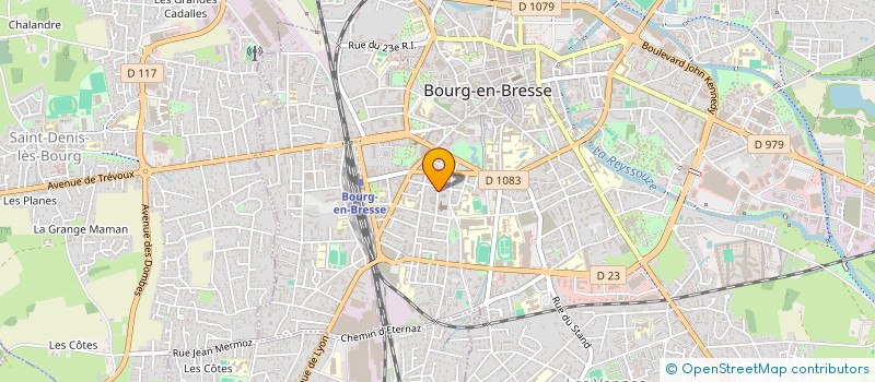 localisation de l'entreprise MADAME ISABELLE JACQUET à BOURG-EN-BRESSE