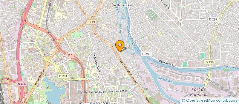 localisation de l'entreprise MADAME ISABELLE JACUT  CRETEIL