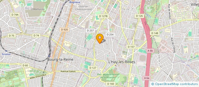 localisation de l'entreprise MADAME ISABELLE JAGUELIN  L'HAY-LES-ROSES