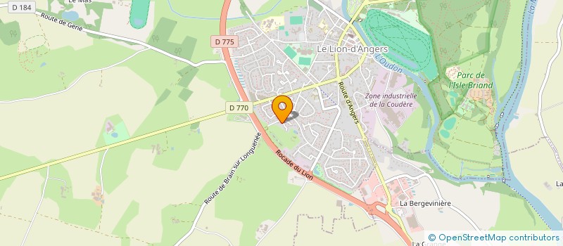 localisation de l'entreprise MADAME ISABELLE JAMET  LE LION-D'ANGERS