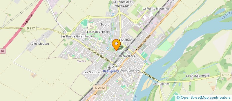 localisation de l'entreprise MADAME ISABELLE JARREAU à BEAUGENCY