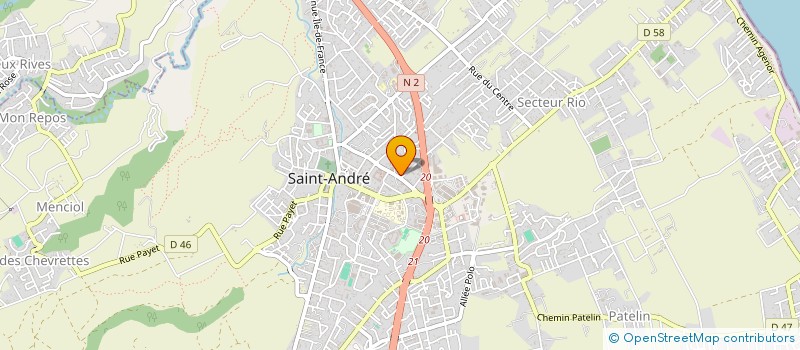 localisation de l'entreprise MADAME ISABELLE JAURES à SAINT-ANDRE