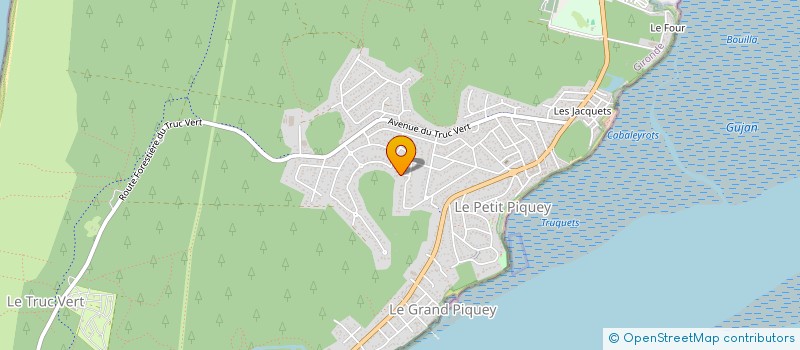 localisation de l'entreprise MADAME ISABELLE JAY  LEGE-CAP-FERRET