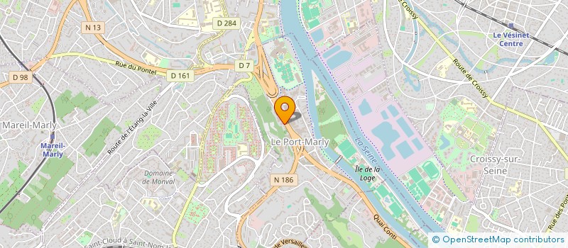 localisation de l'entreprise MADAME ISABELLE JAYR  LE PORT-MARLY