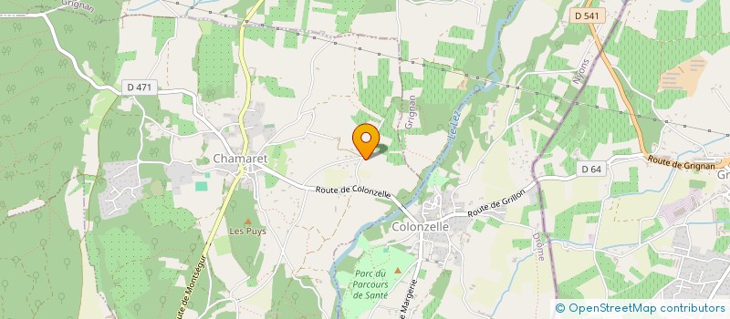 localisation de l'entreprise MADAME ISABELLE JEAN  CHAMARET