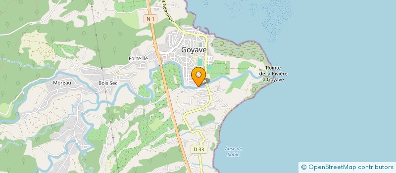 localisation de l'entreprise MADAME ISABELLE JEAN-LOUIS  GOYAVE
