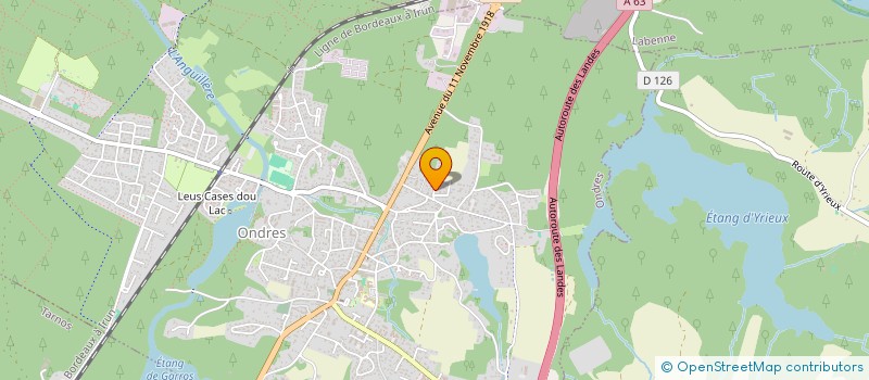 localisation de l'entreprise MADAME ISABELLE JEANNE RUBIO  ONDRES