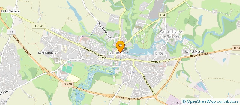 localisation de l'entreprise MADAME ISABELLE JEANNEAU  AVRILLE