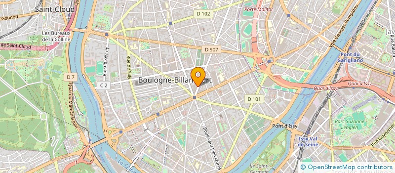 localisation de l'entreprise MADAME ISABELLE JENTET à BOULOGNE-BILLANCOURT