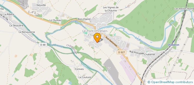 localisation de l'entreprise MADAME ISABELLE JEROME à LE PONT-CHRETIEN-CHABENET