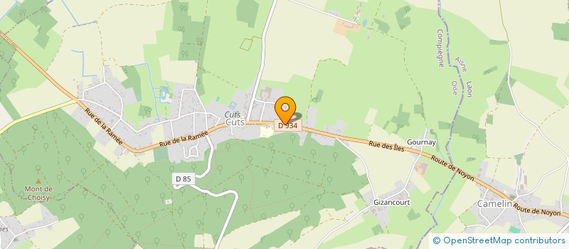 localisation de l'entreprise MADAME ISABELLE JIMENEZ  CUTS