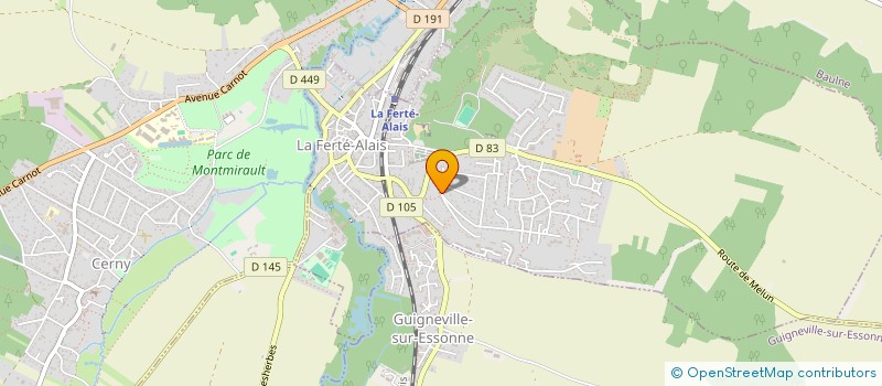 localisation de l'entreprise MADAME ISABELLE JOFFRIN  LA FERTE-ALAIS