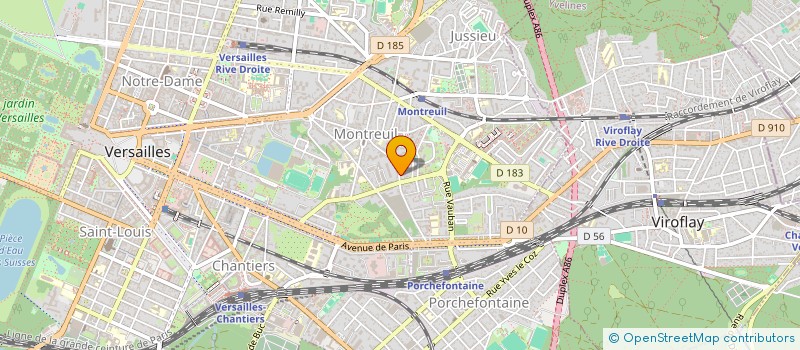 localisation de l'entreprise MADAME ISABELLE JOHANET à VERSAILLES