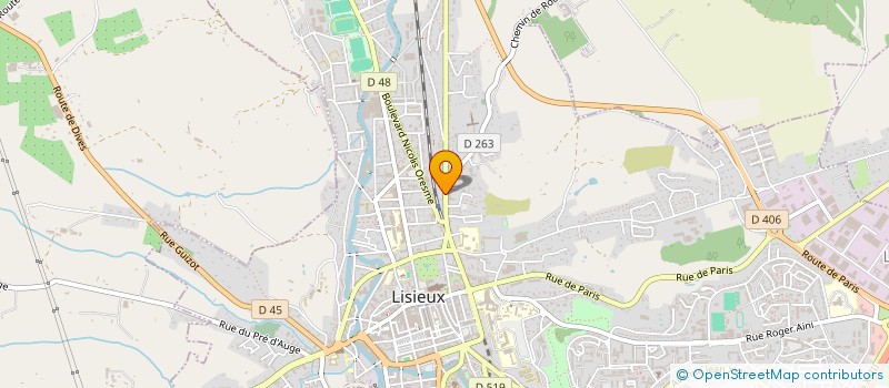 localisation de l'entreprise MADAME ISABELLE JOIGNEAUX à LISIEUX