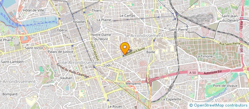 localisation de l'entreprise MADAME ISABELLE JORGE à MARSEILLE