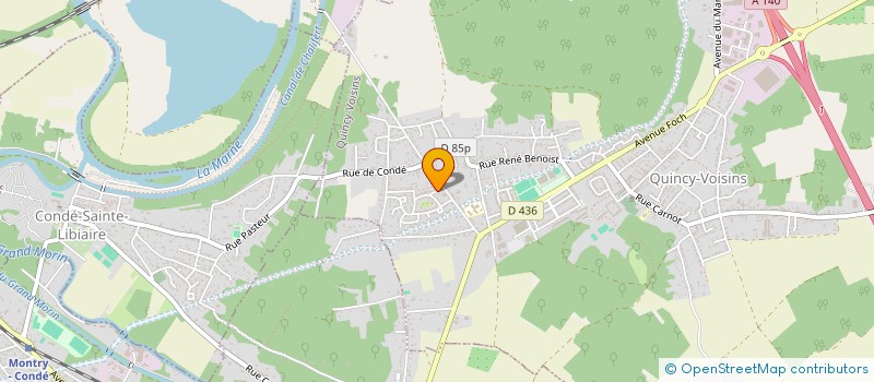 localisation de l'entreprise MADAME ISABELLE JOSE  QUINCY-VOISINS