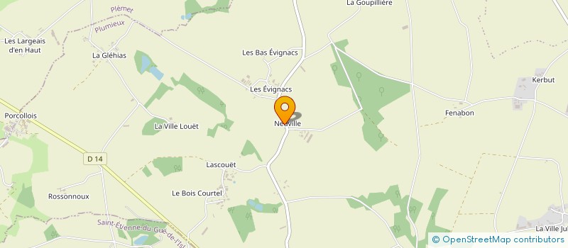 localisation de l'entreprise MADAME ISABELLE JOSSELIN  PLUMIEUX