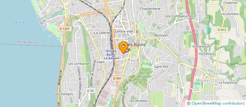 localisation de l'entreprise MADAME ISABELLE JOUANNET à AIX-LES-BAINS