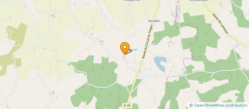 localisation de l'entreprise MADAME ISABELLE JOUANNOLLE  PLOUGASNOU