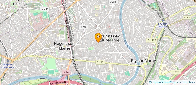 localisation de l'entreprise MADAME ISABELLE JOURDAIN à LE PERREUX-SUR-MARNE