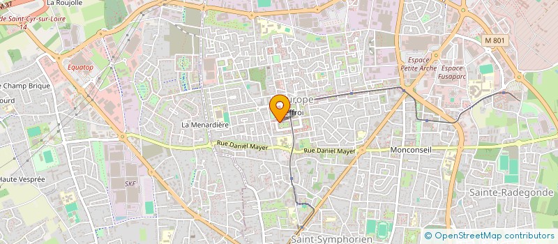 localisation de l'entreprise MADAME ISABELLE JOURDAIN  TOURS