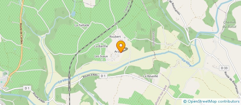 localisation de l'entreprise MADAME ISABELLE JOURDAN  CAHUZAC-SUR-VERE