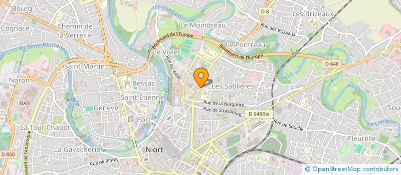 localisation de l'entreprise MADAME ISABELLE JOUSSAIN à NIORT