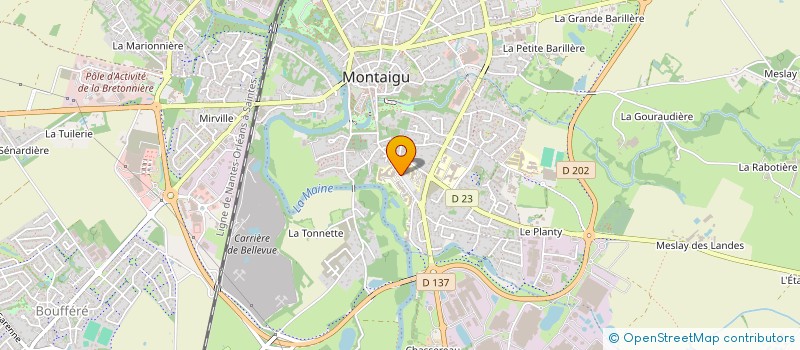 localisation de l'entreprise MADAME ISABELLE JOUSSEAUME à MONTAIGU-VENDEE