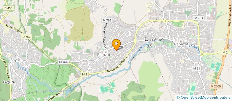 localisation de l'entreprise MADAME ISABELLE JOUVE  BLANZAT