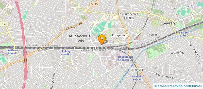 localisation de l'entreprise MADAME ISABELLE JOYEZ à AULNAY-SOUS-BOIS