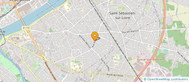 localisation de l'entreprise MADAME ISABELLE JUIN  SAINT-SEBASTIEN-SUR-LOIRE