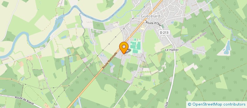 localisation de l'entreprise MADAME ISABELLE-JULIETTE PECQUENARD  GUECELARD