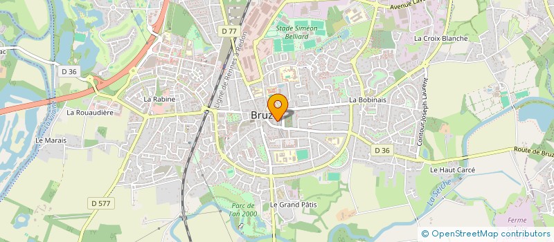 localisation de l'entreprise MADAME ISABELLE JULOU  BRUZ