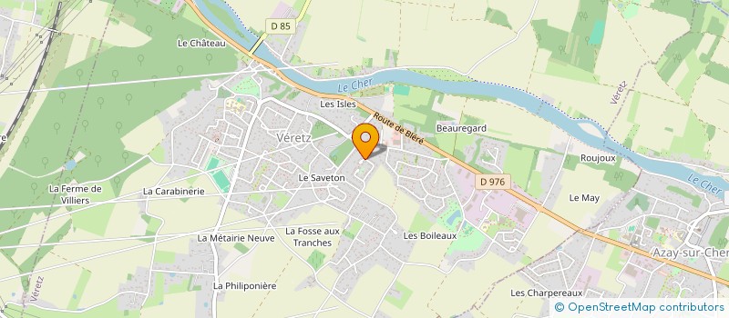 localisation de l'entreprise MADAME ISABELLE JUMEAU  VERETZ