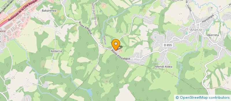 localisation de l'entreprise MADAME ISABELLE JUNQUA  AHETZE