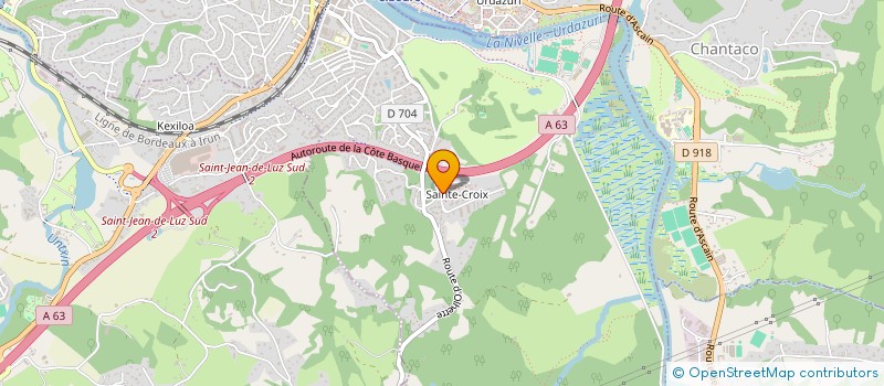 localisation de l'entreprise MADAME ISABELLE KARAS  CIBOURE