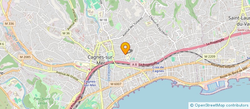 localisation de l'entreprise MADAME ISABELLE KARPY  CAGNES-SUR-MER