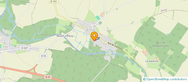 localisation de l'entreprise MADAME ISABELLE KASZNIK  ETOUY