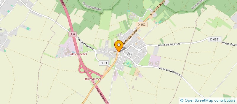 localisation de l'entreprise MADAME ISABELLE KERSCAVEN  URY