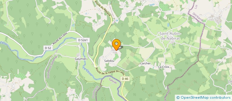 localisation de l'entreprise MADAME ISABELLE KESTREMONT  SAINT-AUBIN-DE-NABIRAT