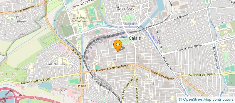 localisation de l'entreprise MADAME ISABELLE KHELIFI à CALAIS