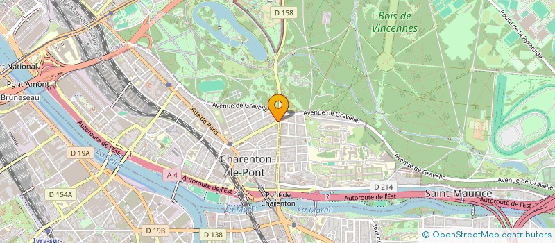 localisation de l'entreprise MADAME ISABELLE KOBLIK  CHARENTON-LE-PONT