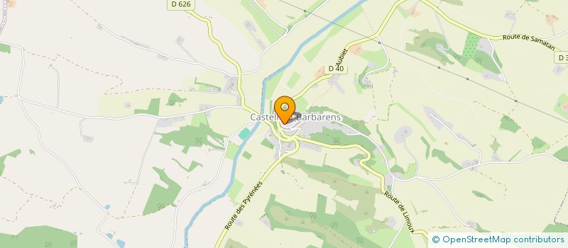 localisation de l'entreprise MADAME ISABELLE KOCHERT  CASTELNAU-BARBARENS