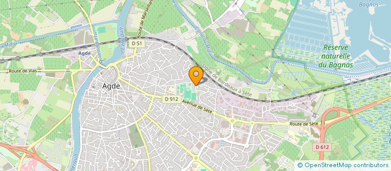 localisation de l'entreprise MADAME ISABELLE KONIECZNY  AGDE