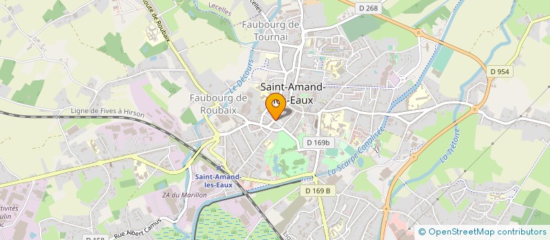 localisation de l'entreprise MADAME ISABELLE KOSZUCKI à SAINT-AMAND-LES-EAUX